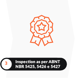 Inspeção ABNT NBR 5425,5426,5427